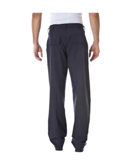 Armani Jeans Blue Logo Trousers for men