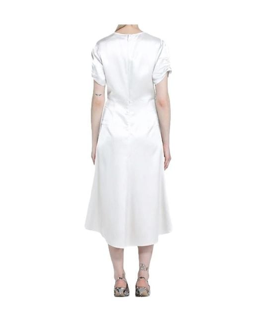 N°21 White Zipper Dress