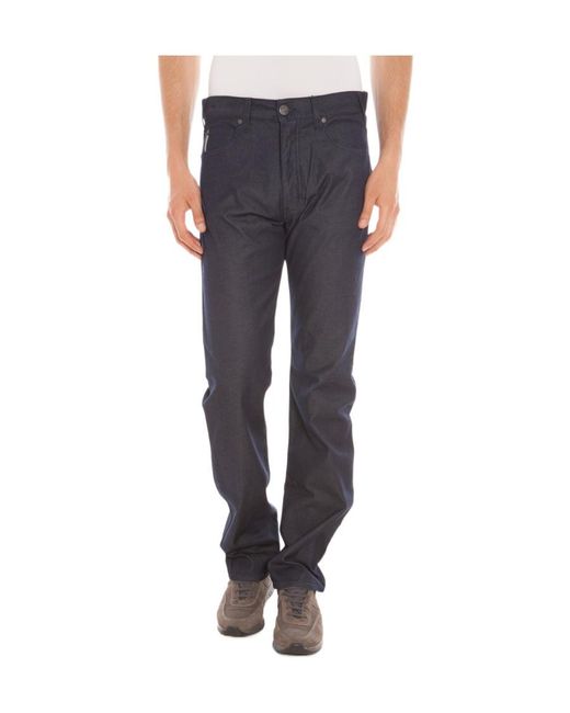 Armani Jeans Blue Logo Jeans for men