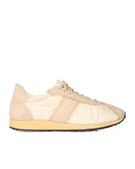 The Row Natural Round-Head Sneakers