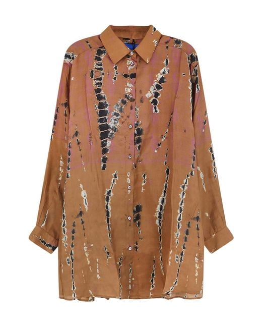 Mes Demoiselles Brown Long-Sleeved Shirt