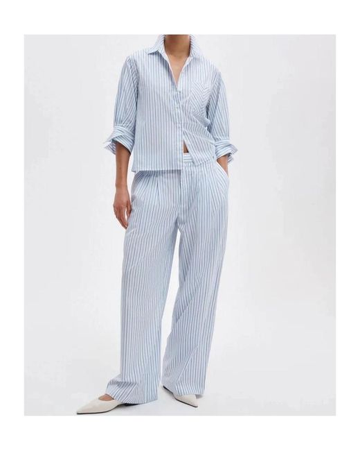Rag & Bone Blue Striped Shirt