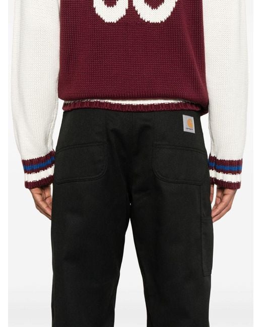 Carhartt Black Belt-Loop Casual Pants for men