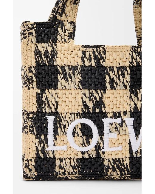 Loewe Black Mini Font Tote