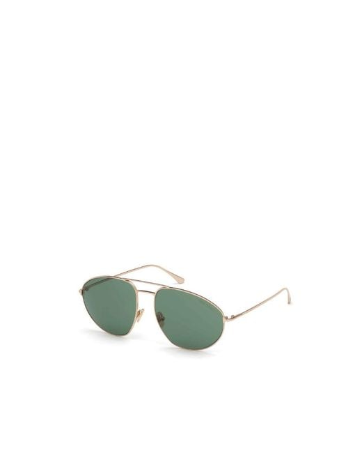 Tom Ford Green Logo Sunglasses for men