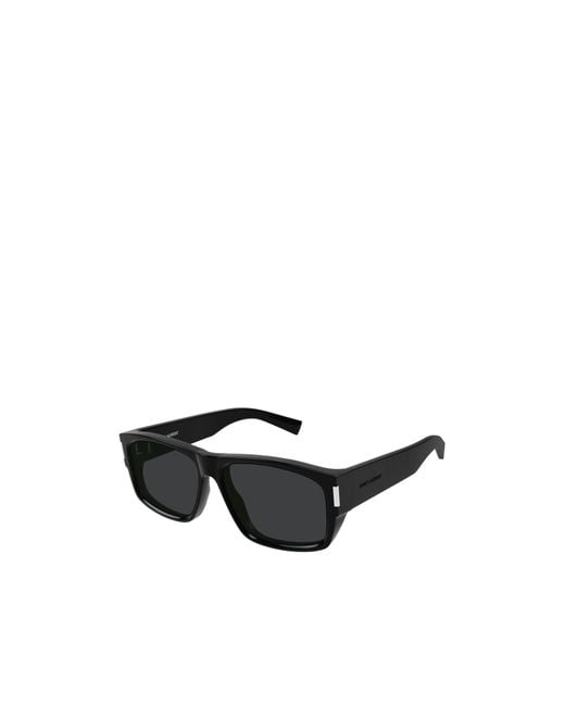 Saint Laurent Black Eyewear Square Frame Sunglasses for men