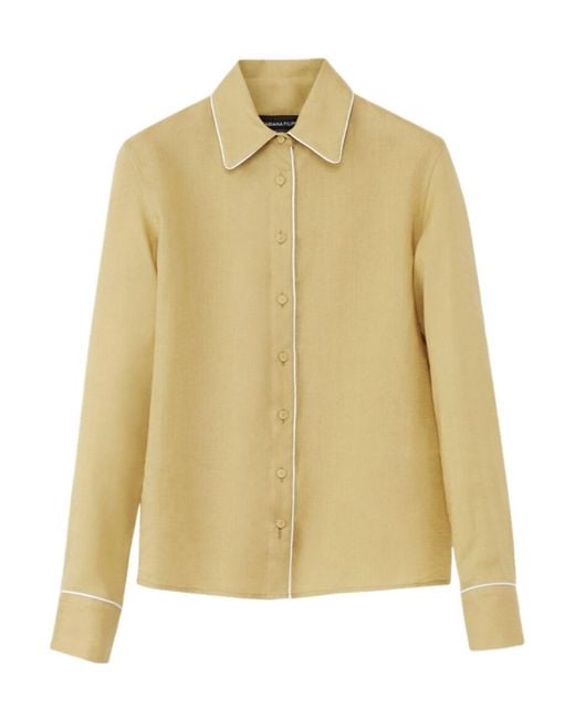 Fabiana Filippi Natural Long-Sleeved Shirt