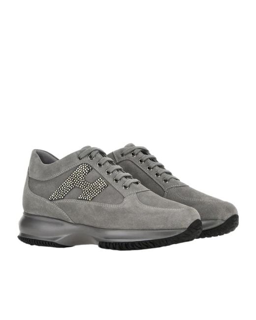 Hogan Gray Interactive Sneakers