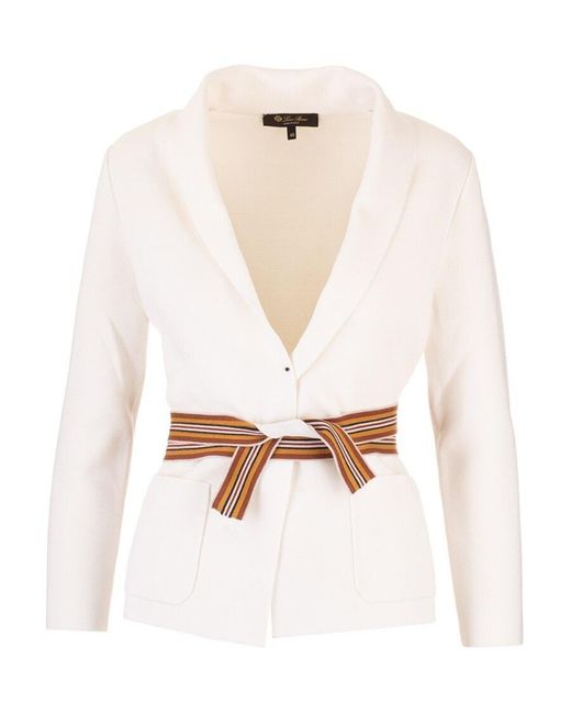 Loro Piana White Jacket/Coat
