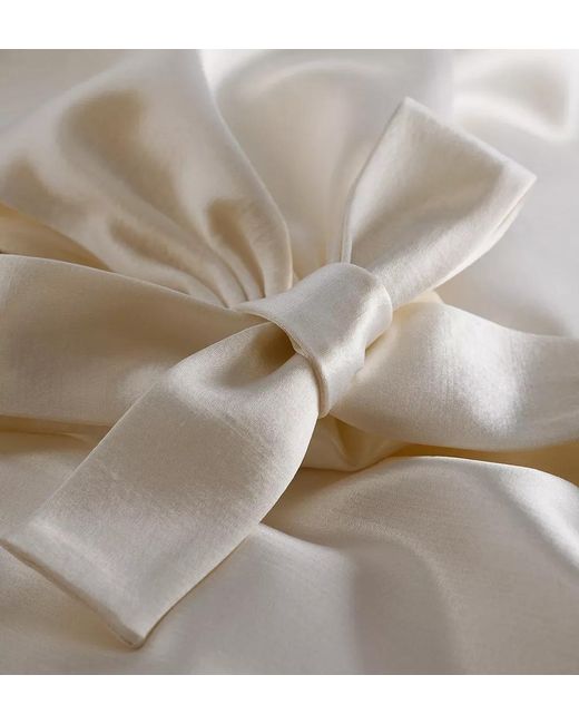 Dior White Long Draped Dress
