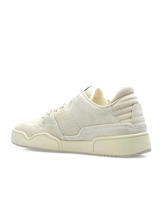 Isabel Marant White Emreeh Lace-Up Sneakers for men