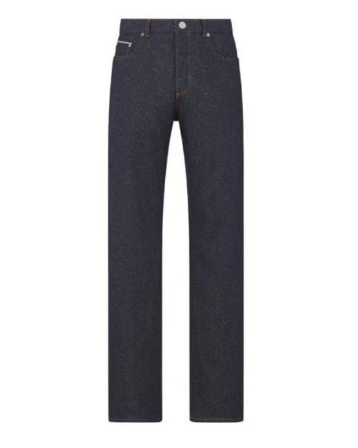 Dior Blue Icons Long Heritage Jeans for men