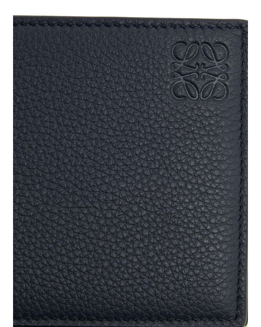Loewe Blue Two-Fold Wallet for men