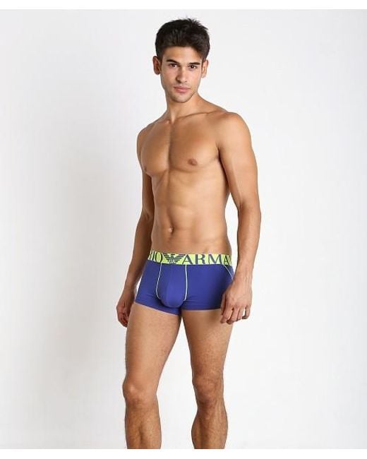 Emporio Armani Blue Logo Detail Panties for men