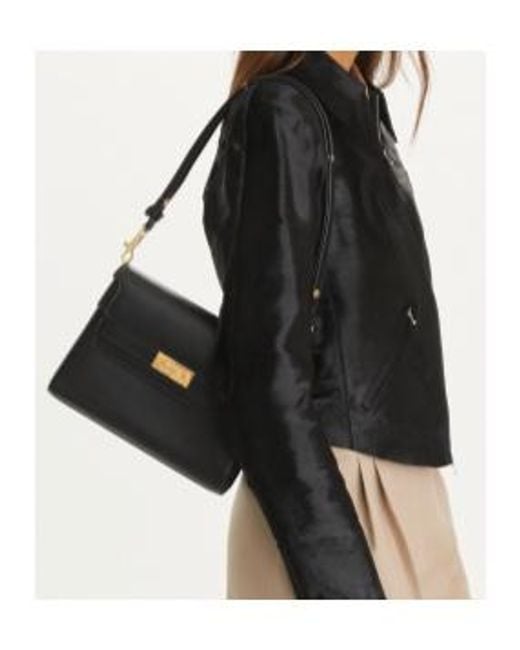 Tory Burch Black Lee Radziwill Shoulder Bag