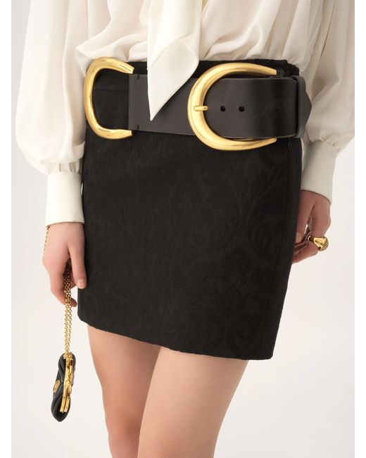 Chloé Black Chloé Straight Mini Skirt