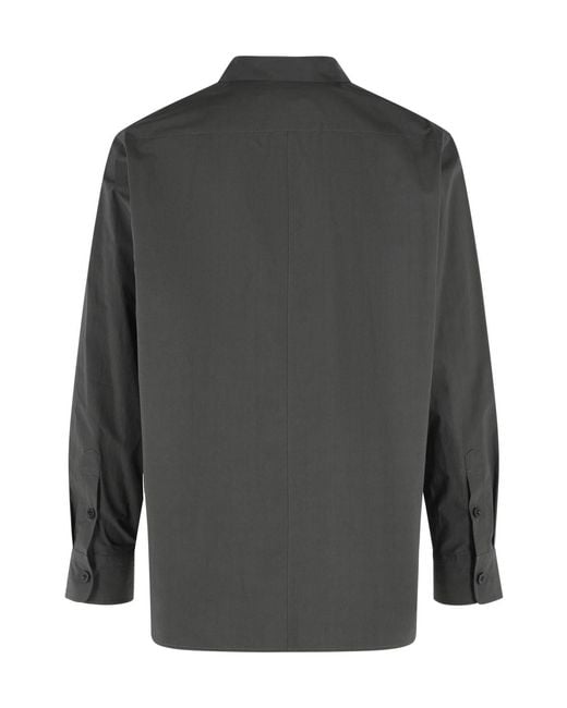 Sacai Gray Long-Sleeved Shirt for men