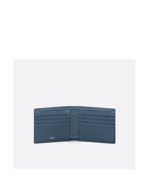 Dior Blue Bifold Wallet for men