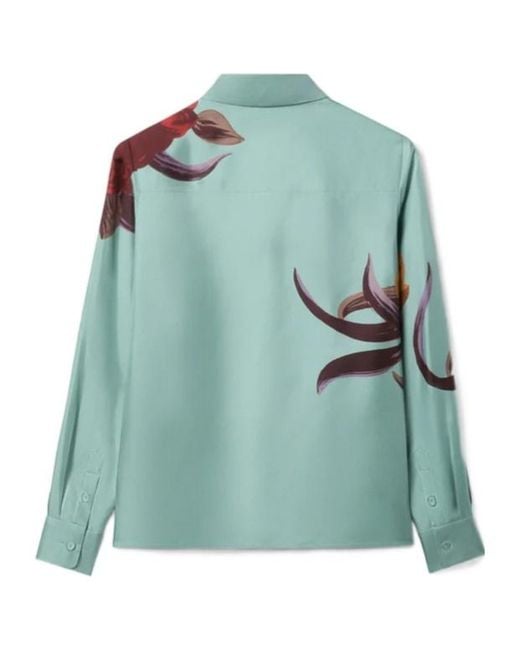 LaDoubleJ Green La Doublej Boy Placement Print Shirt