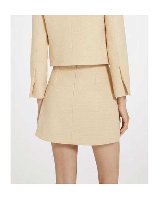 Patou Natural Boucl Mini Skirt
