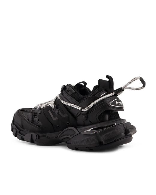 Balenciaga Black Track Trail Lace-Up Sneakers