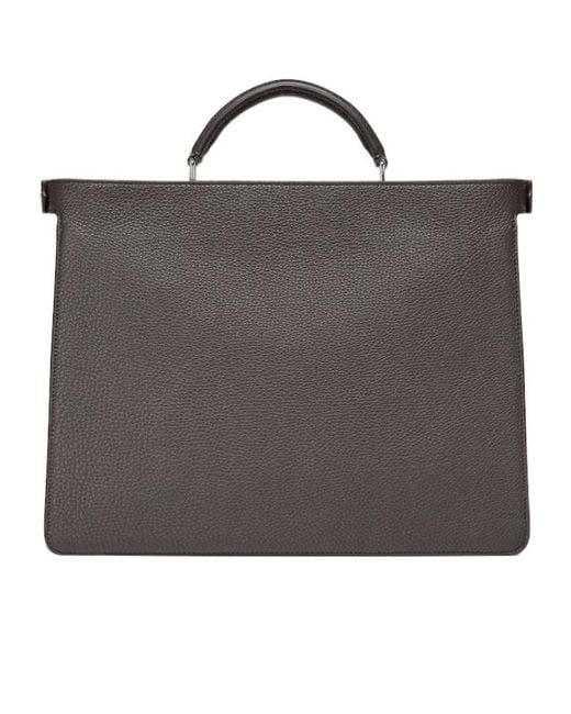 Fendi Black Peekaboo Iseeu Medium Tote Bag for men