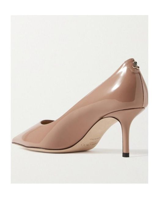 Jimmy Choo Brown Love 65Mm Leather Pumps
