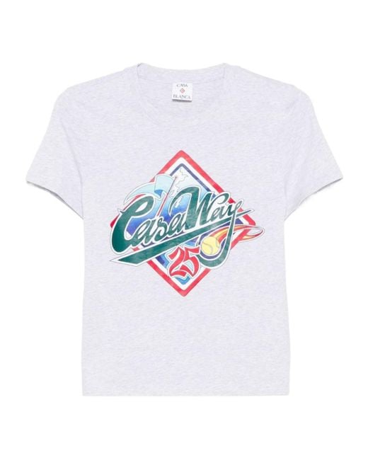 Casablanca White Casa Way World Series T-Shirt