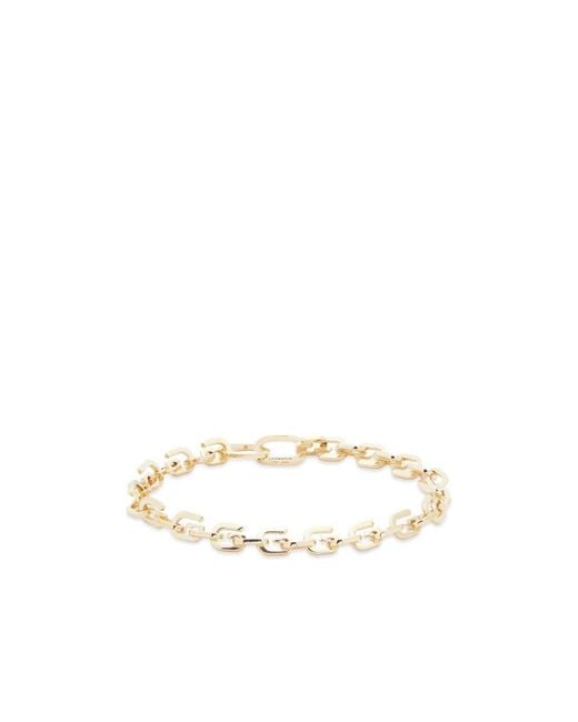 Givenchy White Chain Detail Bracelet for men