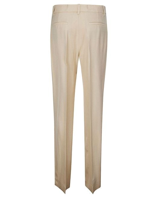 P.A.R.O.S.H. Natural P.A.R.O..H. Flared Trousers