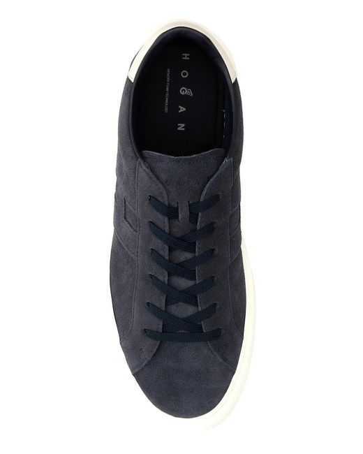 Hogan Blue H691 Side H Patch Sneakers for men
