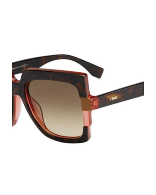 Fendi Multicolor Logo Details Sunglasses