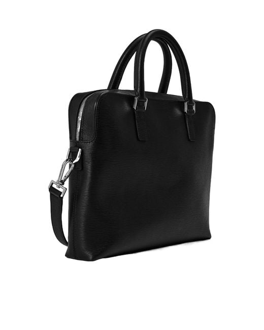 Boss Black Grainleather Briefcase for men