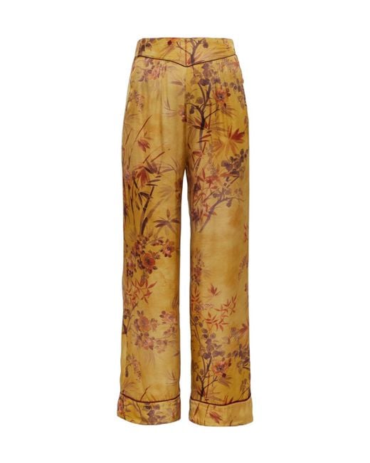 Forte_forte Natural Patterned Casual Pants