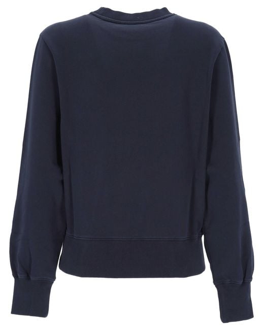 A.P.C. Blue Long-Sleeve Sweatshirt