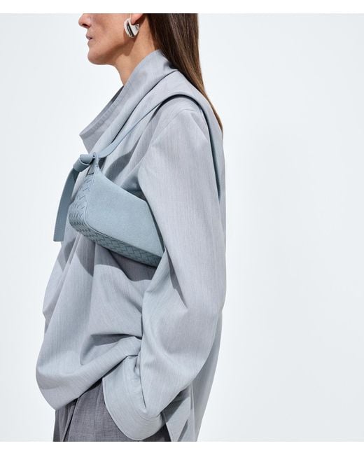 Bottega Veneta Blue Nodo Shoulder Bag