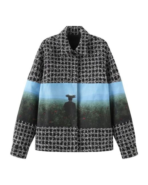 Marissa Chiara Gray Long-Sleeved Casual Jacket