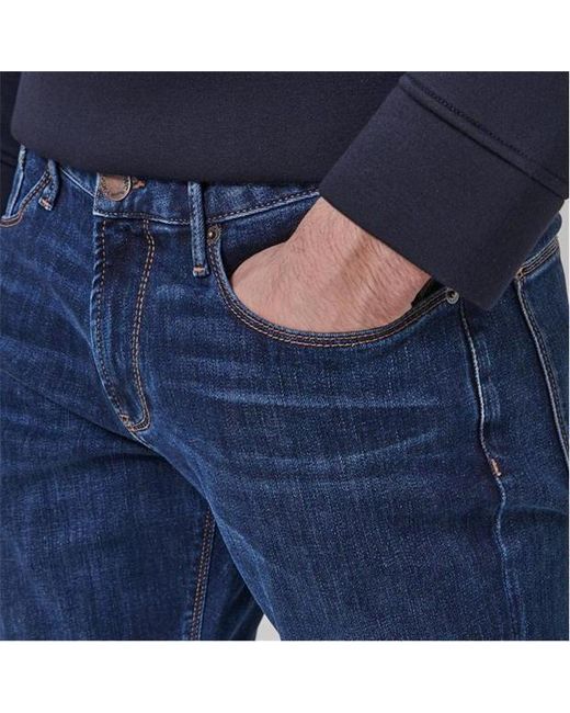 Emporio Armani Blue Logo Jeans for men
