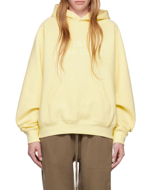 Fear Of God Natural Embossed-Logo Hoodie