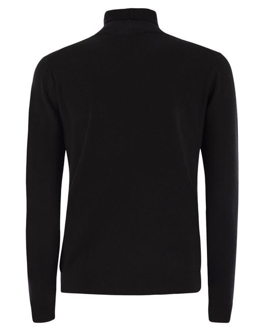 Weekend by Maxmara Black Kiku Turtleneck Long-Sleeved Jumper