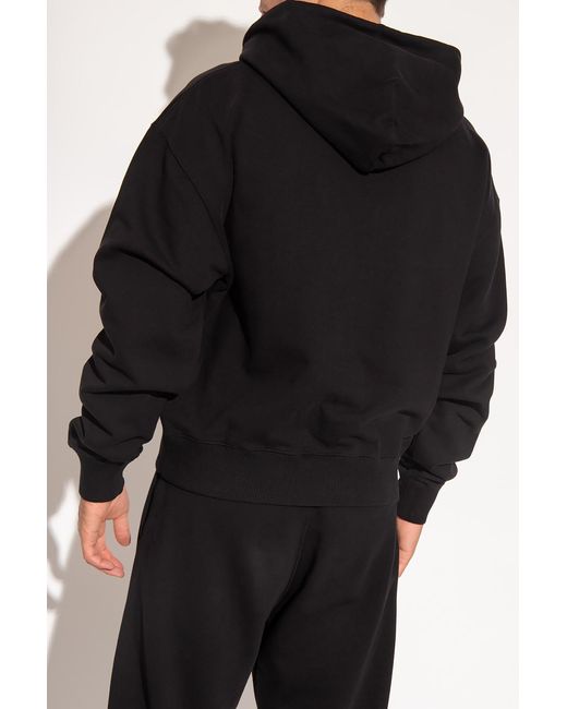 Off-White c/o Virgil Abloh Black Arrows Logo-Print Cotton Hoodie for men