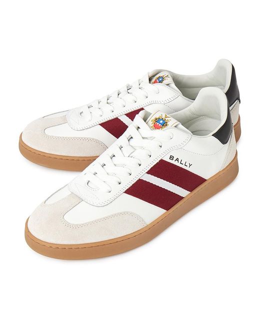 Bally Pink Lace-Up Sneakers for men