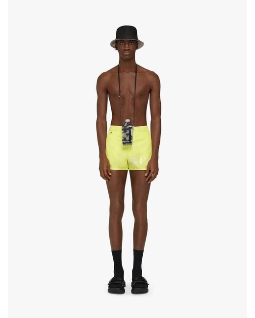 Givenchy Yellow Swim Shorts for men