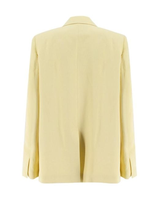 Fabiana Filippi Yellow Long Sleeved Suit Jacket