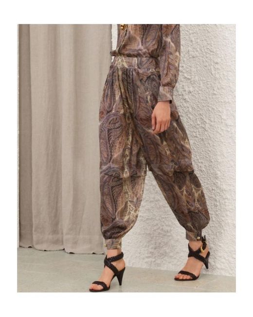 Zimmermann Brown Hypnotic Harem Pants