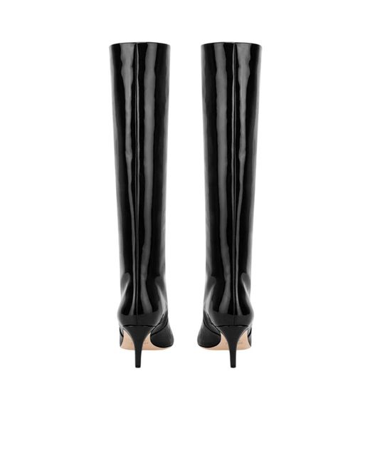 Paris Texas Black 60Mm Pointed-Toe Knee-High Boots