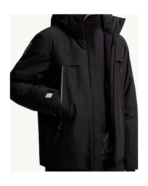 Moncler Black Balmhorn Hooded Gore-Tex Insulated Ski Jacket for men