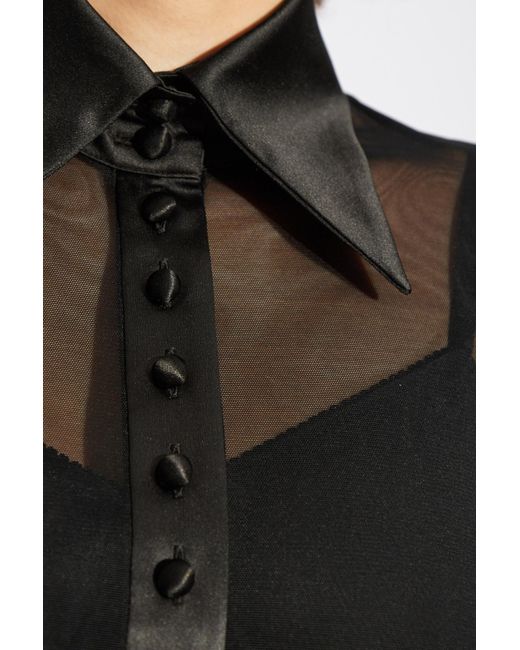 Dolce & Gabbana Black Shirt Dresses