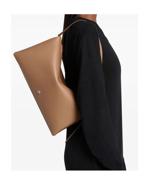 Courreges Brown Cuff Shoulder Bag