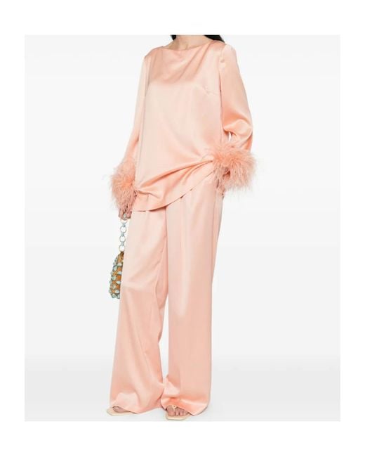 Twinset Pink Pleated Trousers
